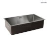 Oltens Hydda zlewozmywak stalowy 76x44 cm 1 komorowy stal szlachetna polerowana 71105100